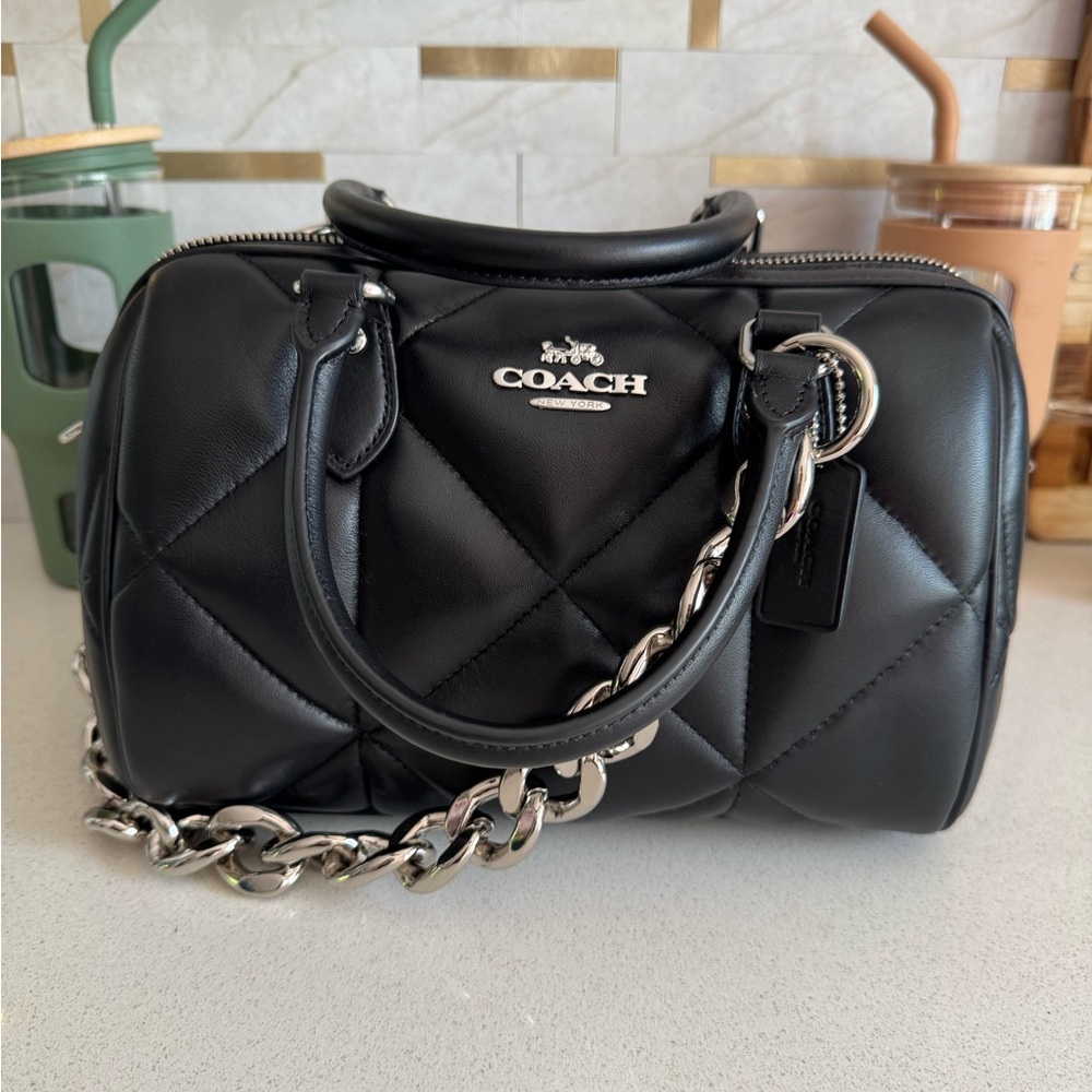 Coach Black Quilted Women's Bag